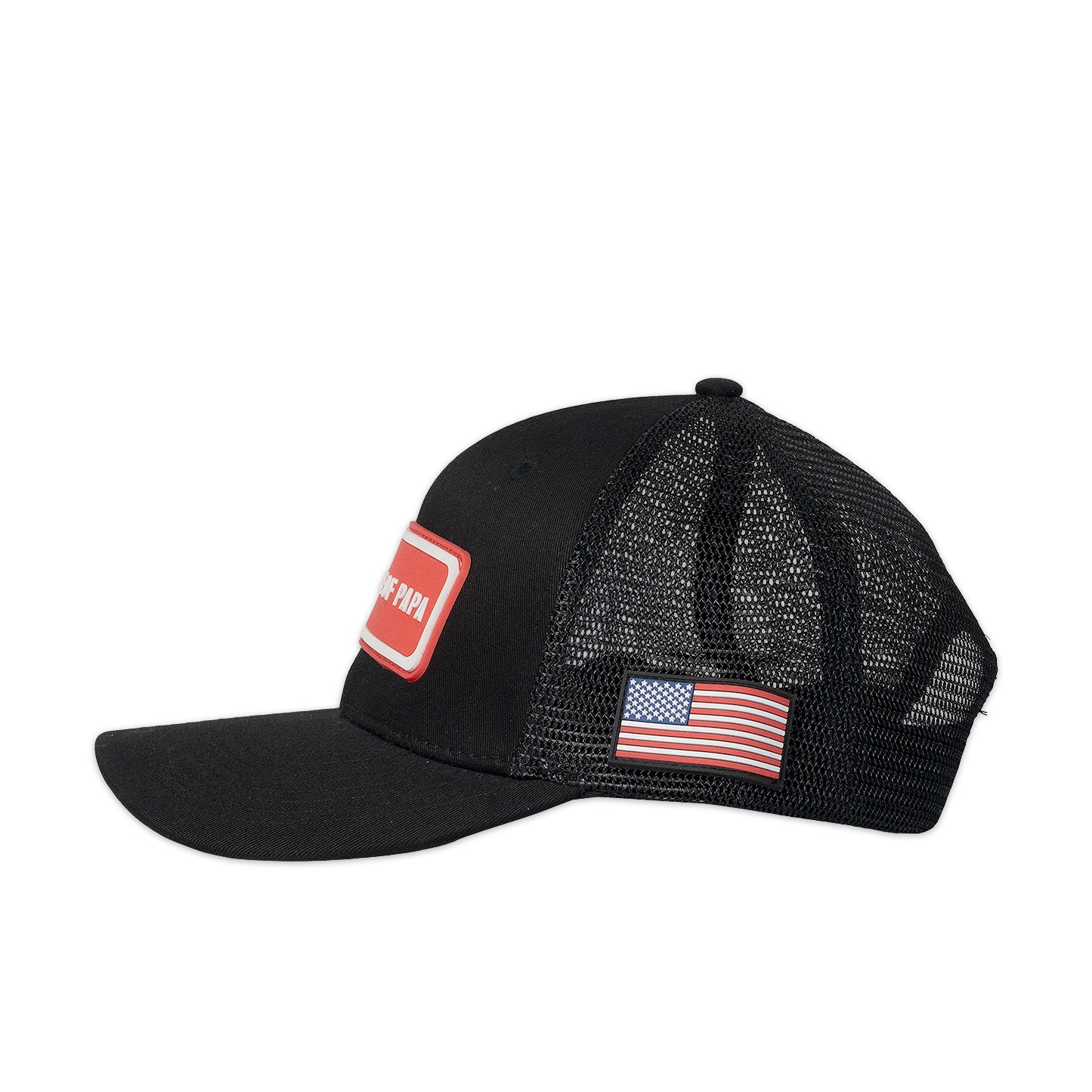 Black Mesh Back Hat