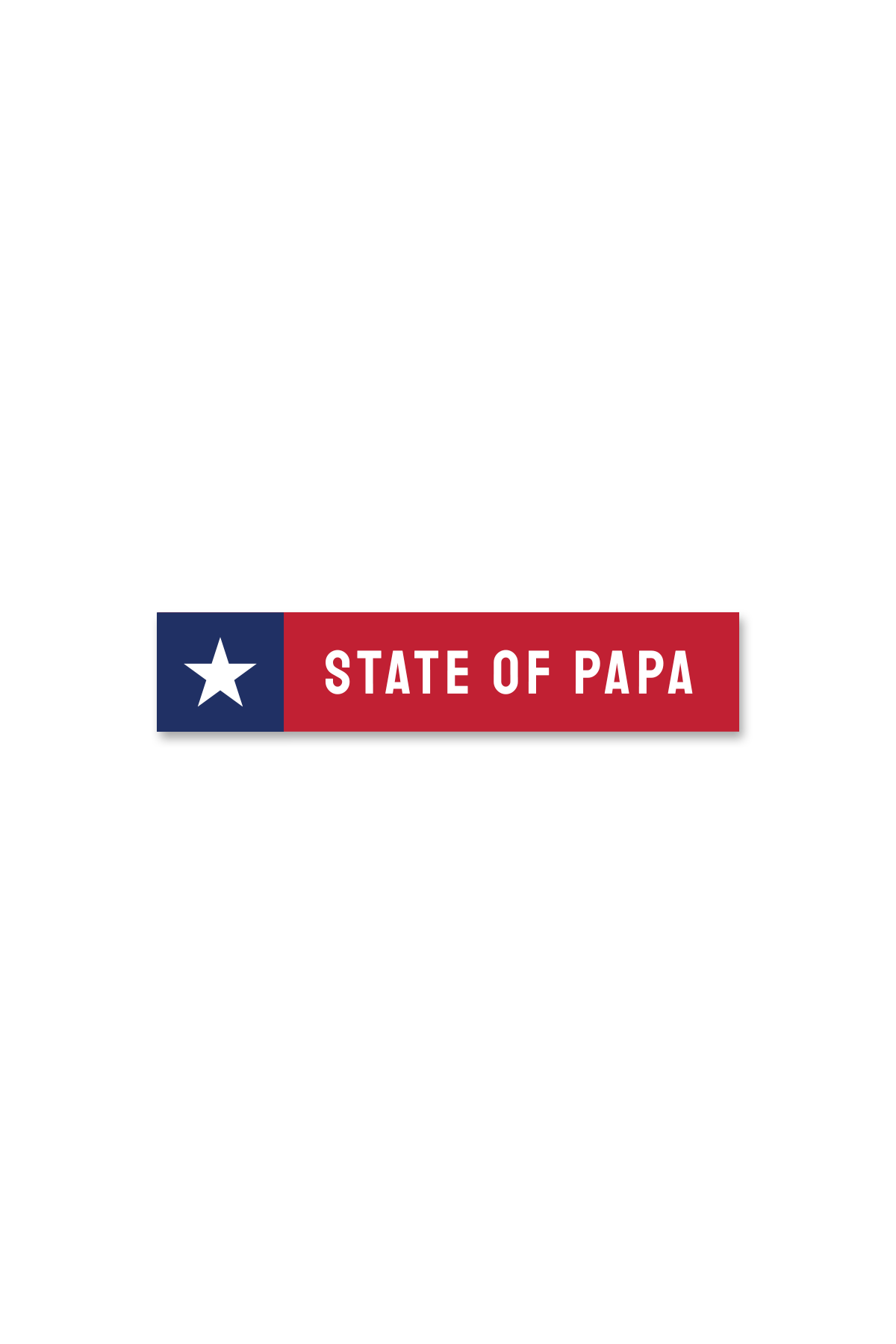 State of Papa Sticker