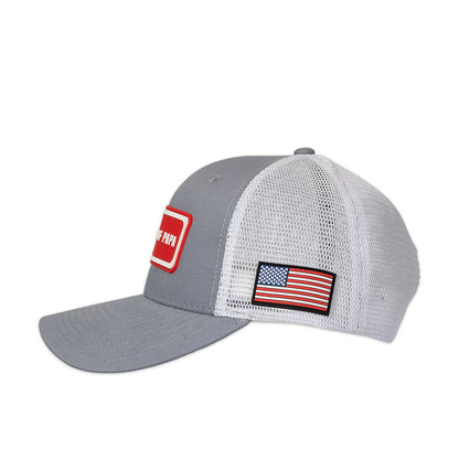 Grey/White Mesh Back Hat